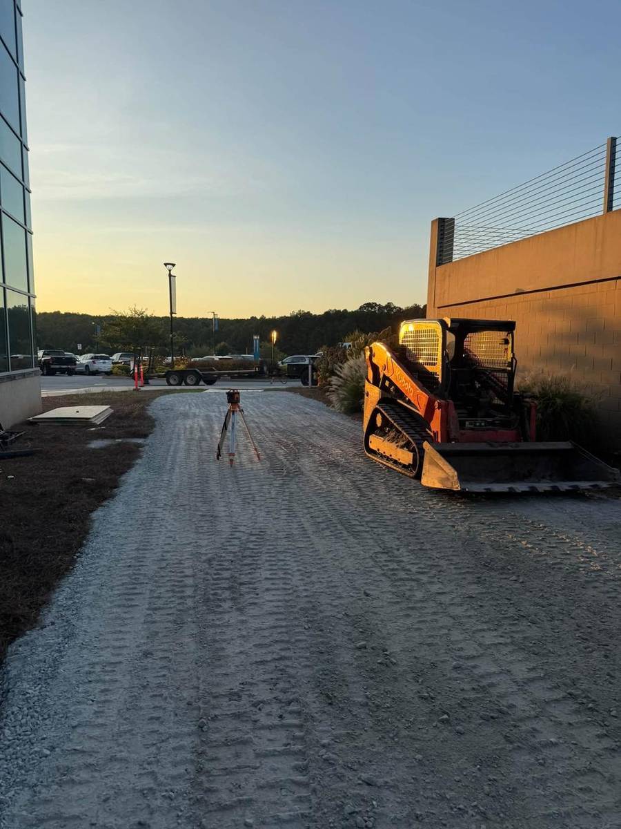 Land Clearing & Grading work by Southern Skies Outdoor Services in Dallas, GA